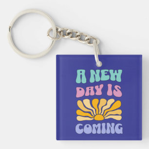 Een Nieuwe Dag Komt Aan Sleutelhanger