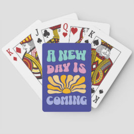 Een nieuwe dag komt eraan pokerkaarten