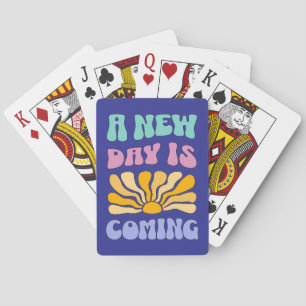 Een nieuwe dag komt eraan pokerkaarten