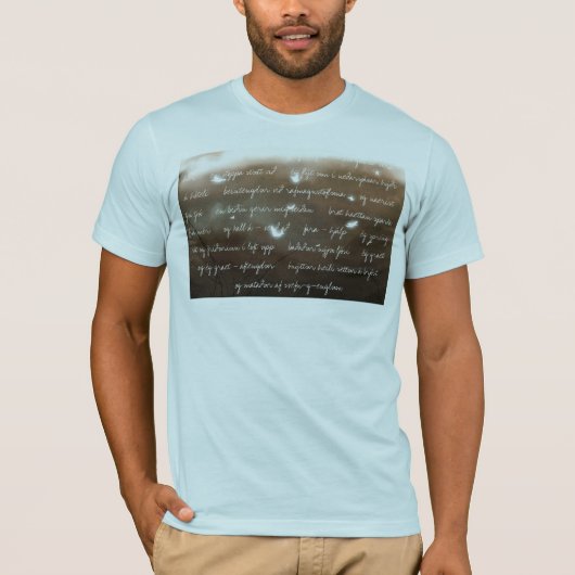 Een nieuwe dag t-shirt (Voorkant)