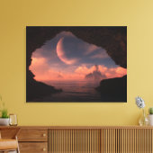 Een nieuwe Dageraad Canvas Afdruk (Insitu (Woonkamer))