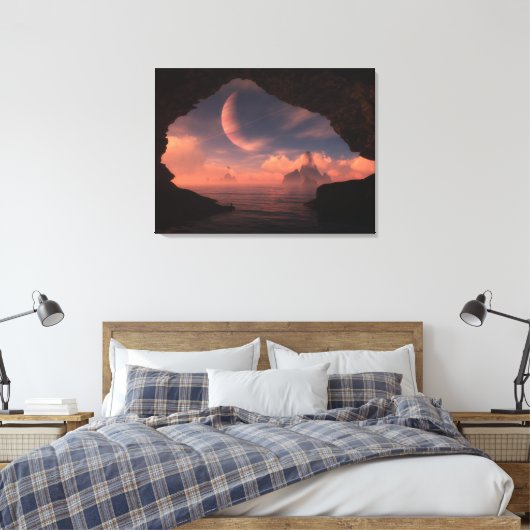 Een nieuwe Dageraad Canvas Afdruk (Insitu (Slaapkamer))