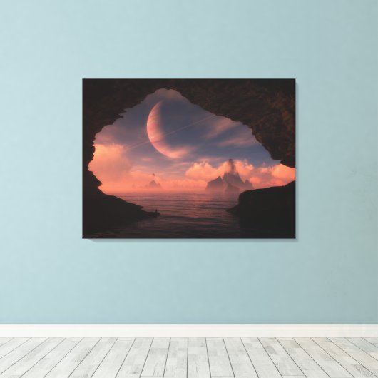 Een nieuwe Dageraad Canvas Afdruk (Insitu (Houten vloer))