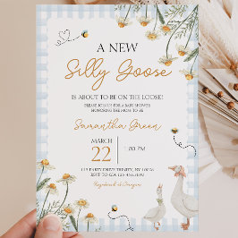 Een Nieuwe Dwaze Gans Baby Shower Kaart