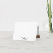 Een nieuwe Egg Baby bedankkaart (Achterkant)