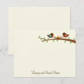 Een nieuwe Egg Flat Hartelijk dank Bedankkaart (Voorkant / Achterkant)