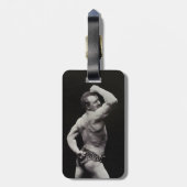 Een nieuwe functie van StrongMen Eugen Sandow Body Bagagelabel (Achterkant verticaal)