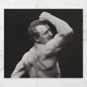 Een nieuwe functie van StrongMen Eugen Sandow Body Bier Etiket (Enkel label)