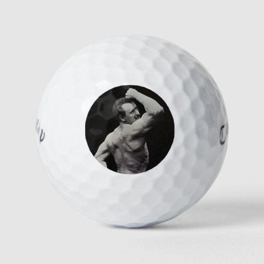 Een nieuwe functie van StrongMen Eugen Sandow Body Golfballen (Voorkant)