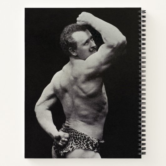 Een nieuwe functie van StrongMen Eugen Sandow Body Notitieboek (Achterkant)