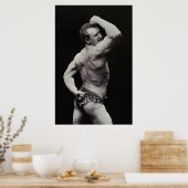 Een nieuwe functie van StrongMen Eugen Sandow Body Poster (Keuken)