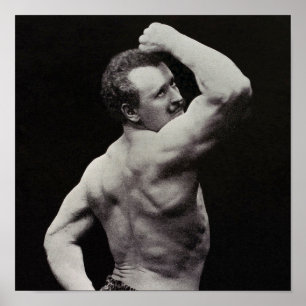 Een nieuwe functie van StrongMen Eugen Sandow Body Poster