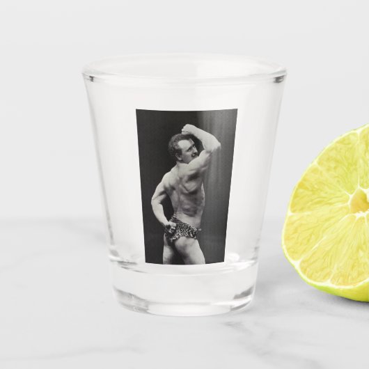 Een nieuwe functie van StrongMen Eugen Sandow Body Shot Glas (Voorkant)