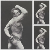 Een nieuwe functie van StrongMen Eugen Sandow Body Sticker (Voorkant)