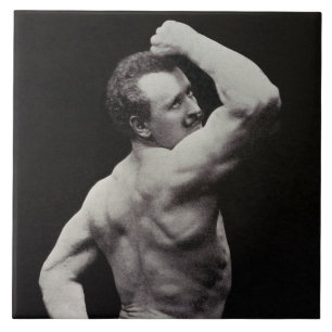 Een nieuwe functie van StrongMen Eugen Sandow Body Tegeltje