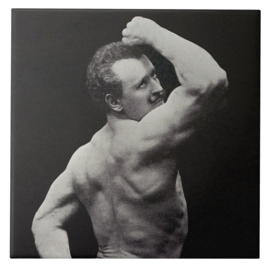 Een nieuwe functie van StrongMen Eugen Sandow Body Tegeltje (Voorkant)