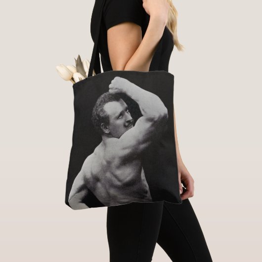 Een nieuwe functie van StrongMen Eugen Sandow Body Tote Bag (Dichtbij)