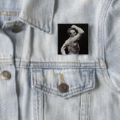 Een nieuwe functie van StrongMen Eugen Sandow Body Vierkante Button 5,1 Cm (In situ)