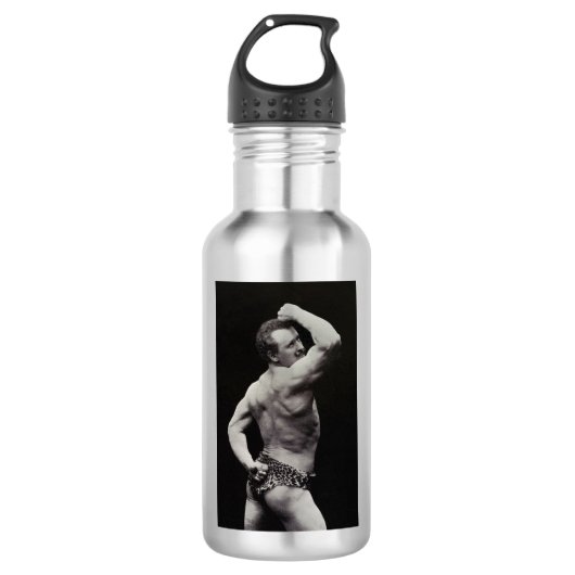 Een nieuwe functie van StrongMen Eugen Sandow Body Waterfles (Voorkant)
