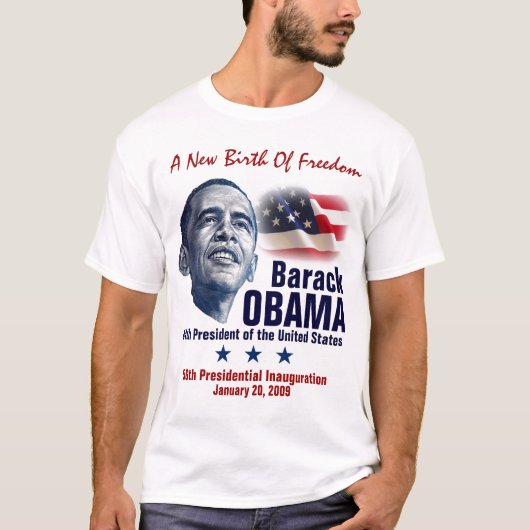 Een nieuwe geboorte van vrijheid t-shirt (Voorkant)