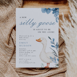 Een nieuwe Gekke Goose Boy Baby shower Kaart