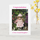 Een nieuwe grote dochter kaart (Gele Bloem)