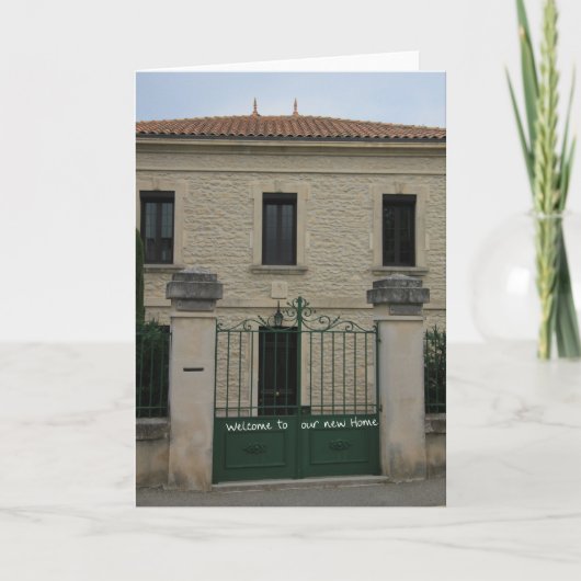 Een nieuwe Home Kaart (Voorkant)