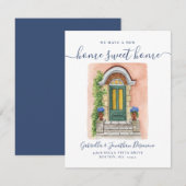 Een nieuwe Home Sweet Home Waterverf door Blue Mov Aankondiging (Voorkant / Achterkant)