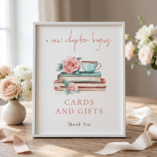 Een Nieuwe Hoofdstuk Boeken Kaarten Cadeaus Bord B Poster