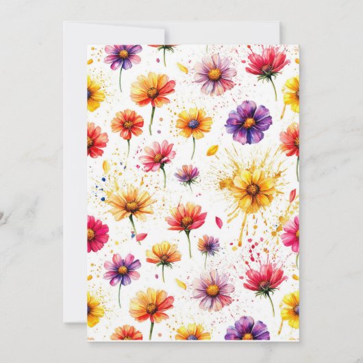 Een nieuwe hoofdstuk bruids douche uitnodiging (Achterkant)