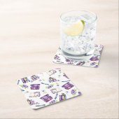 Een Nieuwe Hoofdstuk Bruiloft of Baby Shower, Boek Kartonnen Onderzetters (Insitu)