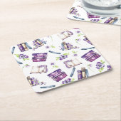 Een Nieuwe Hoofdstuk Bruisfeest, Boek Thema Papier Kartonnen Onderzetters (Schuin)