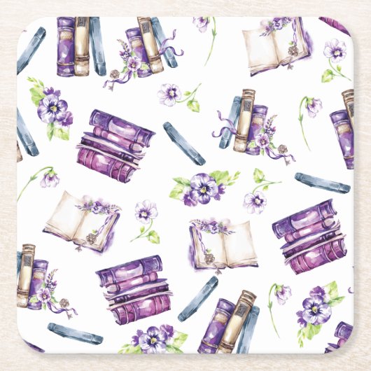 Een Nieuwe Hoofdstuk Bruisfeest, Boek Thema Papier Kartonnen Onderzetters (Voorkant)