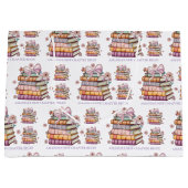 Een Nieuwe Hoofdstuk Verhaal Boek Bruiloft  Groot Cadeauzakje (Voorkant)