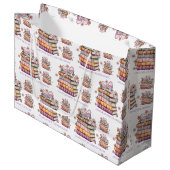 Een Nieuwe Hoofdstuk Verhaal Boek Bruiloft  Groot Cadeauzakje (Voorkant Gekanteld)