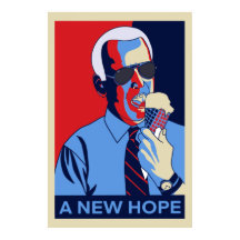 Een nieuwe Hope Joe Biden Ice Cream Illustratie