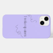 Een nieuwe iPhone hoesje in Lavendel (Achterkant (horizontaal))