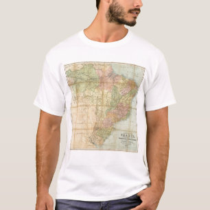 Een nieuwe kaart van Brazilië T-shirt