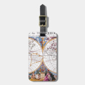 Een nieuwe kaart van het Bagagelabel van het Werel (Voorkant verticaal)