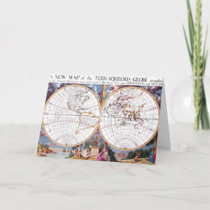 Een nieuwe kaart van het Wenskaart van het Wereldb