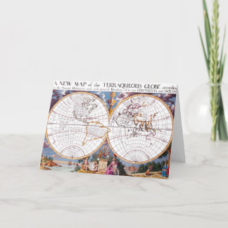 Een nieuwe kaart van het Wenskaart van het Wereldb