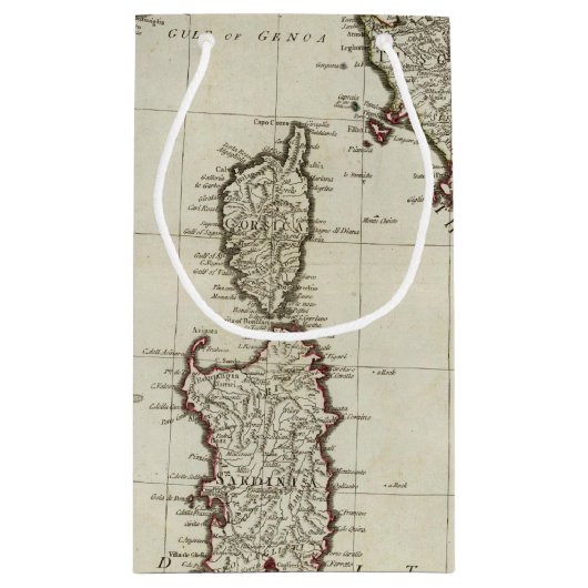 Een nieuwe kaart van Italië met de eilanden van Si Klein Cadeauzakje (Achterkant)