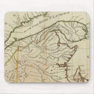 Een nieuwe kaart van Nova Scotia en Cape Breton Is Muismat