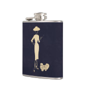 Een nieuwe kijk  Mode van de jaren '50 Heupfles (Links)