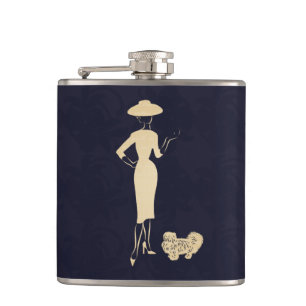 Een nieuwe kijk  Mode van de jaren '50 Heupfles