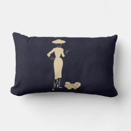 Een nieuwe kijk  Mode van de jaren '50 Kussen