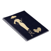 Een nieuwe kijk  Mode van de jaren '50 Notitieboek (Rechterzijde)