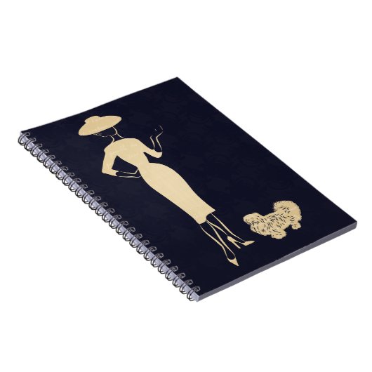 Een nieuwe kijk Mode van de jaren '50 Notitieboek (Rechterzijde)