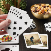 Een nieuwe laag (kleurenlitho) pokerkaarten (Insitu)