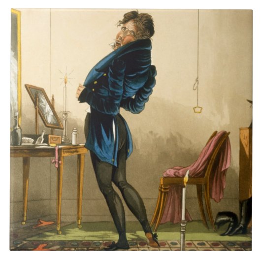 Een nieuwe laag (kleurenlitho) tegeltje (Voorkant)